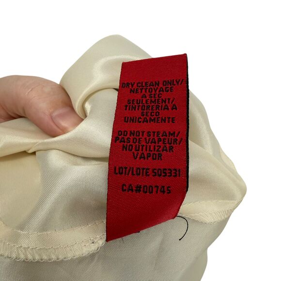 JS Collections Lace Sleeveless Dress 6P PETITE V-Neck Mesh Black Nude Cocktail - Picture 10 of 10